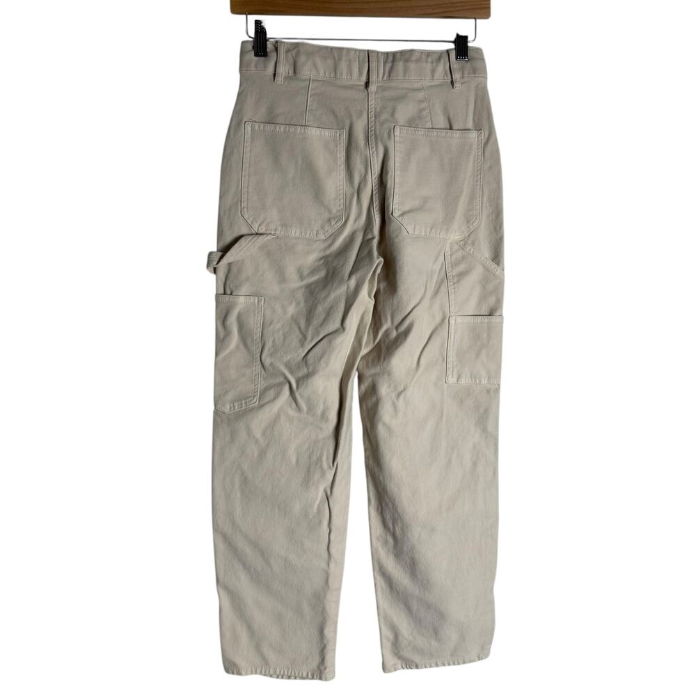 Wilfred Free Aritzia Brennan Birch Cream High Rise Utility Straight Leg Pants 2 - Picture 10 of 12